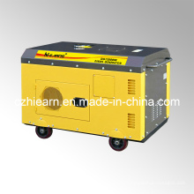 Générateur diesel à deux cylindres à refroidissement par air couleur jaune (DG15000SE)